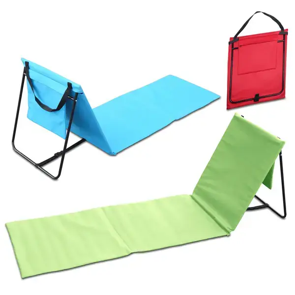 מחצלת מתקפלת עם משענת גב לנשיאה