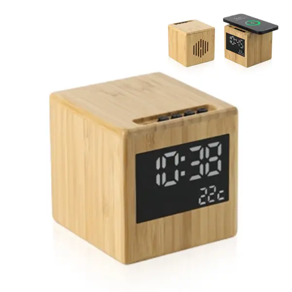 רמקול מטען ושעון בלוק