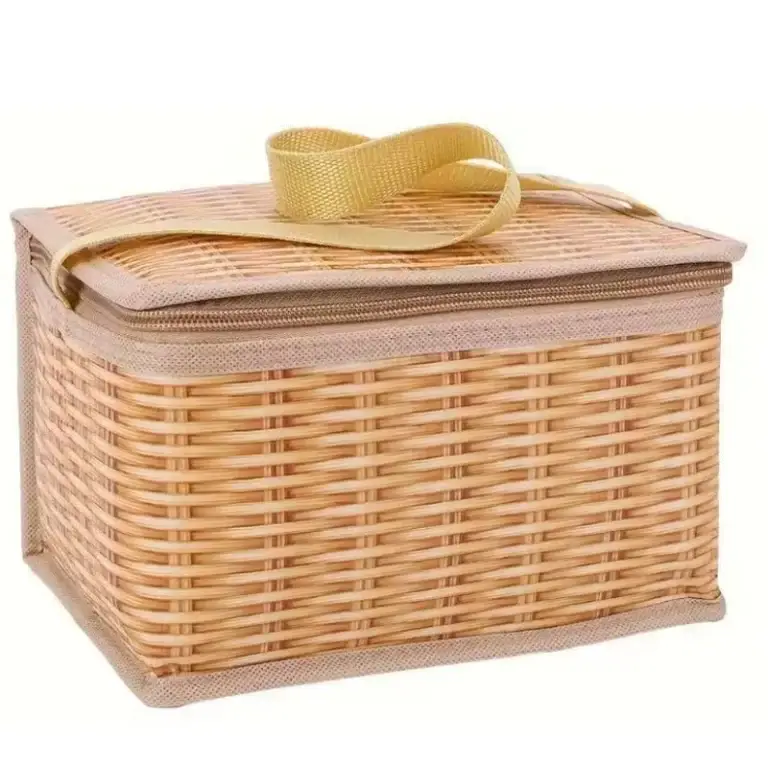 Rattan Like Lunch Box